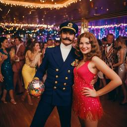 The Captain dancing with his officers (1970s), FFF Cruises: Voyage 01 · FFF\CRS\024\007