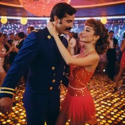 The Captain dancing with his officers (1970s), FFF Cruises: Voyage 01 · FFF\CRS\024\015
