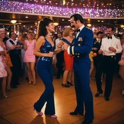 The Captain dancing with his officers (1970s), FFF Cruises: Voyage 01 · FFF\CRS\024\017