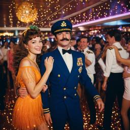 The Captain dancing with his officers (1970s), FFF Cruises: Voyage 01 · FFF\CRS\024\018