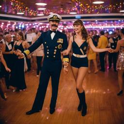 The Captain dancing with his officers (1970s), FFF Cruises: Voyage 01 · FFF\CRS\024\023
