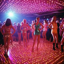 Disco dancers dressed as flamingos (1970s), FFF Cruises: Voyage 01 · FFF\CRS\025\003