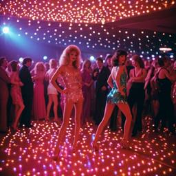 Disco dancers dressed as flamingos (1970s), FFF Cruises: Voyage 01 · FFF\CRS\025\009
