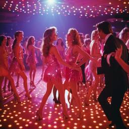 Disco dancers dressed as flamingos (1970s), FFF Cruises: Voyage 01 · FFF\CRS\025\016