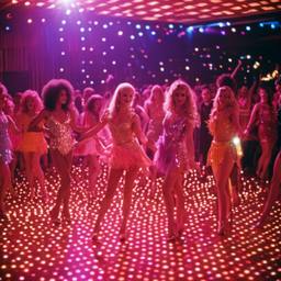 Disco dancers dressed as flamingos (1970s), FFF Cruises: Voyage 01 · FFF\CRS\025\018