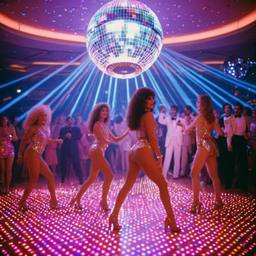 Disco dancers dressed as jellyfish (1970s), FFF Cruises: Voyage 01 · FFF\CRS\027\003