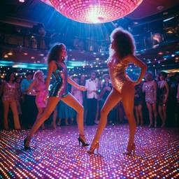 Disco dancers dressed as jellyfish (1970s), FFF Cruises: Voyage 01 · FFF\CRS\027\008