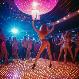 Disco dancers dressed as jellyfish (1970s), FFF Cruises: Voyage 01 · FFF\CRS\027\009
