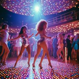 Disco dancers dressed as jellyfish (1970s), FFF Cruises: Voyage 01 · FFF\CRS\027\011