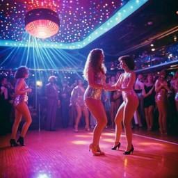 Disco dancers dressed as jellyfish (1970s), FFF Cruises: Voyage 01 · FFF\CRS\027\015