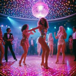 Disco dancers dressed as jellyfish (1970s), FFF Cruises: Voyage 01 · FFF\CRS\027\016