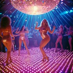 Disco dancers dressed as jellyfish (1970s), FFF Cruises: Voyage 01 · FFF\CRS\027\017