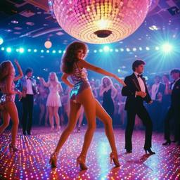 Disco dancers dressed as jellyfish (1970s), FFF Cruises: Voyage 01 · FFF\CRS\027\019