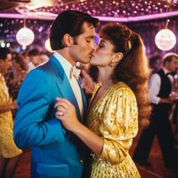 A couple kiss on the dance floor (1970s), FFF Cruises: Voyage 01 · FFF\CRS\028\001