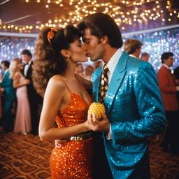 A couple kiss on the dance floor (1970s), FFF Cruises: Voyage 01 · FFF\CRS\028\005