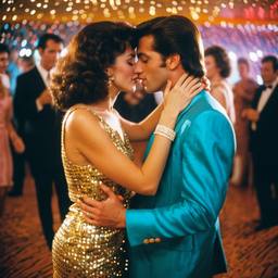 A couple kiss on the dance floor (1970s), FFF Cruises: Voyage 01 · FFF\CRS\028\007