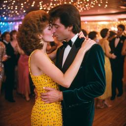 A couple kiss on the dance floor (1970s), FFF Cruises: Voyage 01 · FFF\CRS\028\010