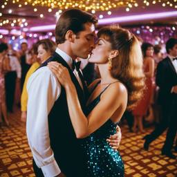 A couple kiss on the dance floor (1970s), FFF Cruises: Voyage 01 · FFF\CRS\028\014