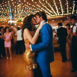 A couple kiss on the dance floor (1970s), FFF Cruises: Voyage 01 · FFF\CRS\028\017