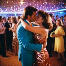 A couple kiss on the dance floor (1970s), FFF Cruises: Voyage 01 · FFF\CRS\028\018