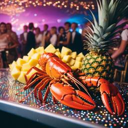 A lobster and pineapples dance, FFF Cruises: Voyage 01 · FFF\CRS\029\007