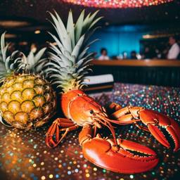 A lobster and pineapples dance, FFF Cruises: Voyage 01 · FFF\CRS\029\011