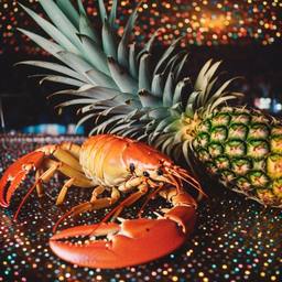 A lobster and pineapples dance, FFF Cruises: Voyage 01 · FFF\CRS\029\012