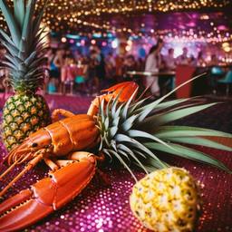 A lobster and pineapples dance, FFF Cruises: Voyage 01 · FFF\CRS\029\013