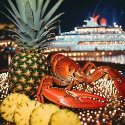 A lobster and pineapples dance, FFF Cruises: Voyage 01 · FFF\CRS\029\014