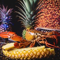 A lobster and pineapples dance, FFF Cruises: Voyage 01 · FFF\CRS\029\015