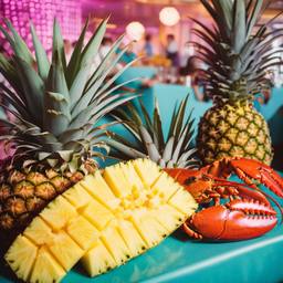 A lobster and pineapples dance, FFF Cruises: Voyage 01 · FFF\CRS\029\016