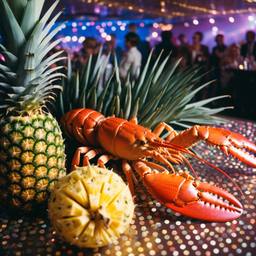 A lobster and pineapples dance, FFF Cruises: Voyage 01 · FFF\CRS\029\018