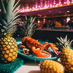A lobster and pineapples dance, FFF Cruises: Voyage 01 · FFF\CRS\029\020