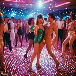 Disco dancers, ice creams and champagne, FFF Cruises: Voyage 01 · FFF\CRS\030\002