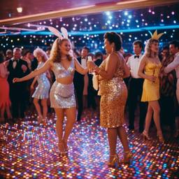 Disco dancers, ice creams and champagne, FFF Cruises: Voyage 01 · FFF\CRS\030\015