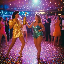 Disco dancers, ice creams and champagne, FFF Cruises: Voyage 01 · FFF\CRS\030\016