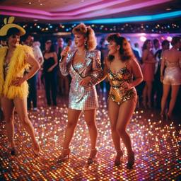 Disco dancers, ice creams and champagne, FFF Cruises: Voyage 01 · FFF\CRS\030\019