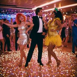 Disco dancers, ice creams and champagne, FFF Cruises: Voyage 01 · FFF\CRS\030\020