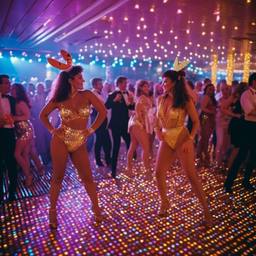 Disco dancers, ice creams and champagne, FFF Cruises: Voyage 01 · FFF\CRS\030\023
