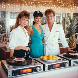The breakfast buffet with DJ decks, FFF Cruises: Voyage 01 · FFF\CRS\034\019