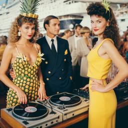 The Captain and his wife at the decks, FFF Cruises: Voyage 01 · FFF\CRS\035\004