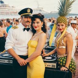 The Captain and his wife at the decks, FFF Cruises: Voyage 01 · FFF\CRS\035\006