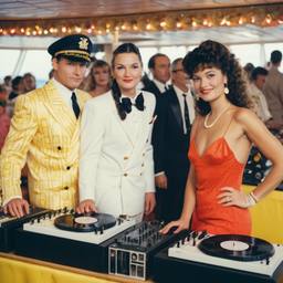 The Captain and his wife at the decks, FFF Cruises: Voyage 01 · FFF\CRS\035\009