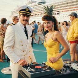 The Captain and his wife at the decks, FFF Cruises: Voyage 01 · FFF\CRS\035\011
