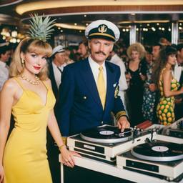 The Captain and his wife at the decks, FFF Cruises: Voyage 01 · FFF\CRS\035\012