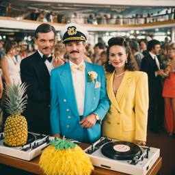 The Captain and his wife at the decks, FFF Cruises: Voyage 01 · FFF\CRS\035\018