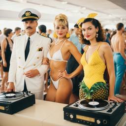 The Captain and his wife at the decks, FFF Cruises: Voyage 01 · FFF\CRS\035\019