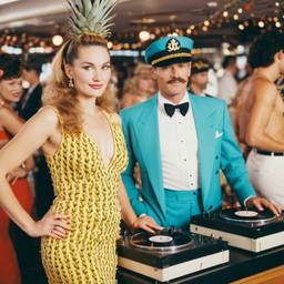 The Captain and his wife at the decks, FFF Cruises: Voyage 01 · FFF\CRS\035\020