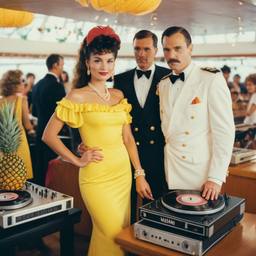 The Captain and his wife at the decks, FFF Cruises: Voyage 01 · FFF\CRS\035\021
