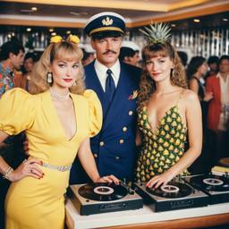 The Captain and his wife at the decks, FFF Cruises: Voyage 01 · FFF\CRS\035\023